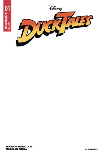 [SEP240145] DuckTales #1 (Cover H Blank Authentix Variant)