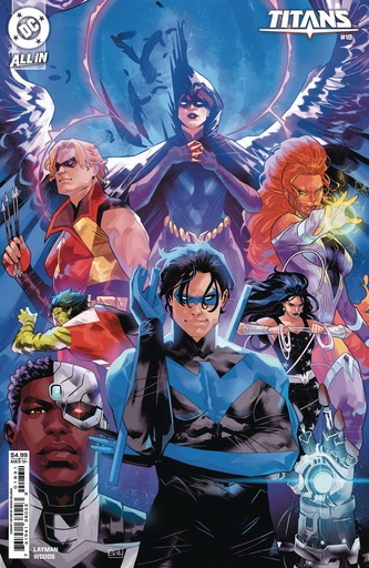 [OCT243224] Titans #18 (Cover B Edwin Galmon Card Stock Variant)