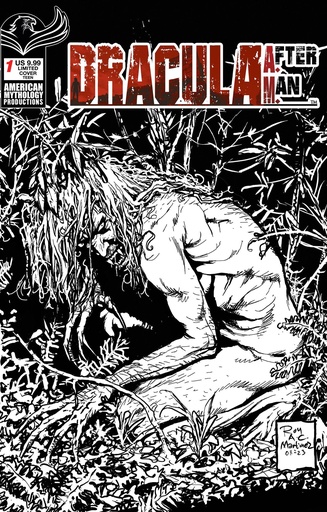 [OCT241278] Dracula: After Man #1 (Cover D Roy Allan Martinez B&W Limited Virgin Variant)