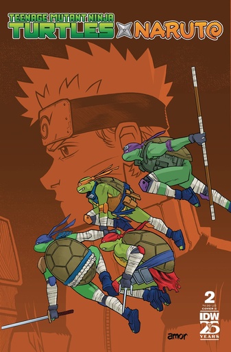 [OCT241193] Teenage Mutant Ninja Turtles x Naruto #2 (Cover C John Amor)