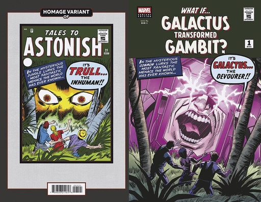 [OCT240929] What If...? Galactus Transformed Gambit #1 (Alex Saviuk Sci-Fi Homage Variant)