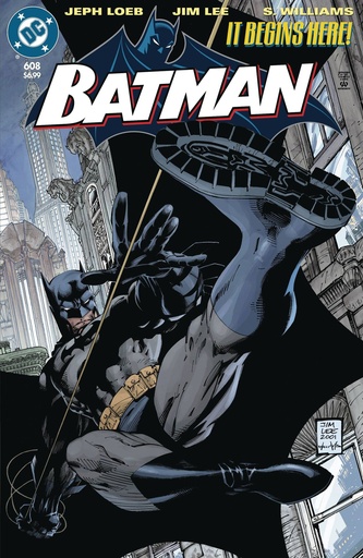 [NOV243044] Batman #608 (Facsimile Edition Cover B Jim Lee Foil Variant)