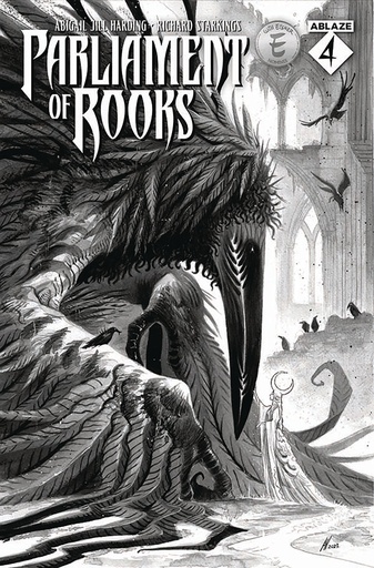 [NOV240883] Parliament of Rooks #4 (Cover B Abigail Jill Harding  B&W Variant)