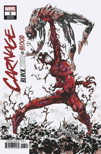 [MAR210579] Carnage: Black White & Blood #3 of 4 (John McCrea Variant)