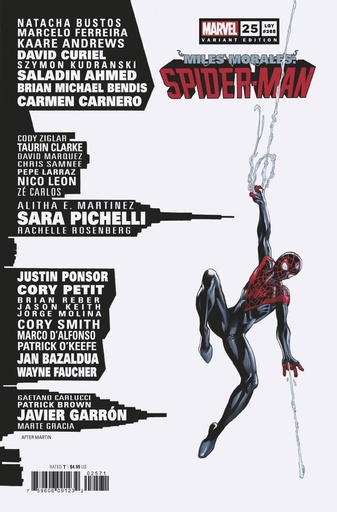 [FEB210583] Miles Morales: Spider-Man #25 (Mark Bagley Skyline Variant)