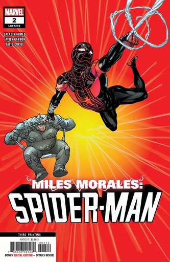 [JUN198435] Miles Morales: Spider-Man #2 (3rd Printing Garron Variant)