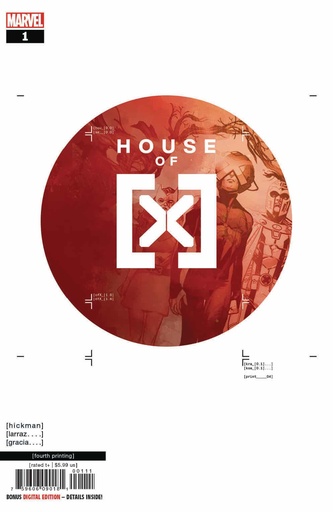 House Of X #1 of 6 (4th Printing Larraz Variant)