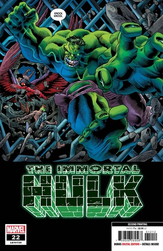 [JUN199038] Immortal Hulk #22 (2nd Printing Bennett Variant)