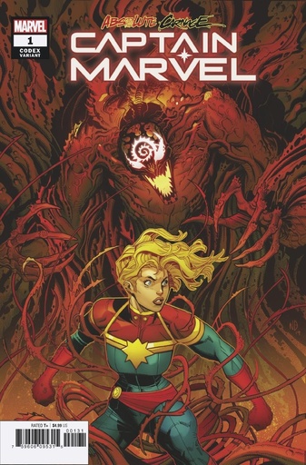 [SEP190803] Absolute Carnage: Captain Marvel #1 (Bradshaw Codex Variant)