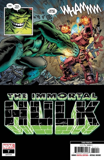 [MAR198657] Immortal Hulk #7 (3rd Printing Bennett Variant)