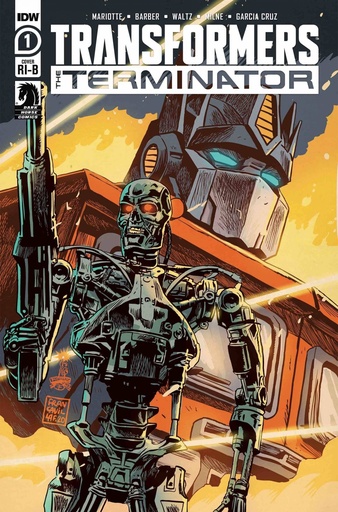 [JAN200699] Transformers vs. Terminator #1 of 4 (1:25 RI-B Variant)