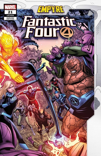 [FEB200796] Fantastic Four #21 (Zircher Confrontation Variant EMP)