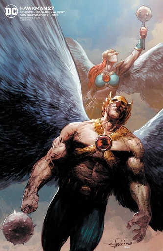 [JUL200462] Hawkman #27 (Gerardo Zaffino Variant)