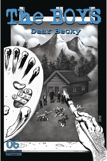 [AUG209012] The Boys: Dear Becky #6 (Robertson Line Art Premium Variant)