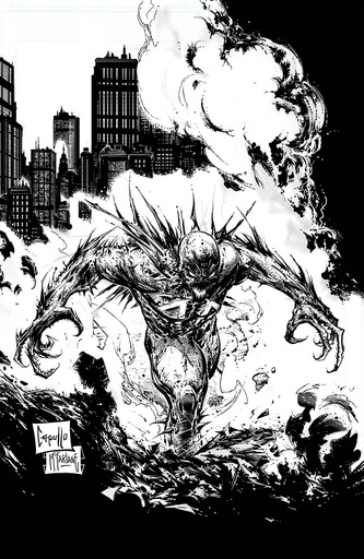 [OCT208576] Spawn #313 (Cover D Capullo & McFarlane B&W)