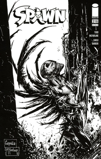 [JAN218943] Spawn #316 (Cover D Capullo & McFarlane B&W)