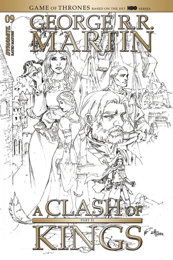 [SEP200826] George R.R. Martin's A Clash of Kings #9 (1:20 Rubi B&W Variant)