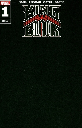 [OCT200509] King In Black #1 of 5 (Black Blank Variant)